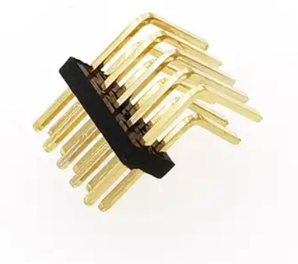 1.27mm间距2&times;8P双排弯针连接器