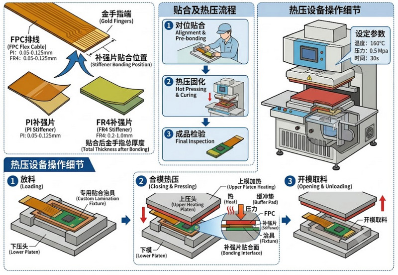 FPC排线金手指表面镀金层或SMT精密焊接工序