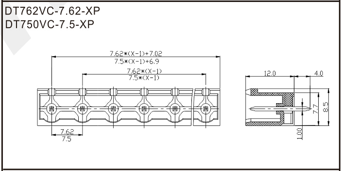 DT762VC-7.62-XP DT762VC-7.62-XP