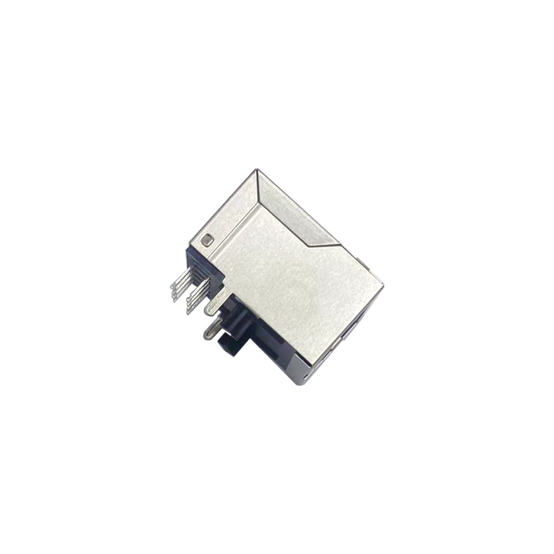 百兆网口 RJ45-10P8C 无灯无弹 带变压器